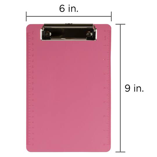 JAM Paper Mini Plastic Memo Clipboard